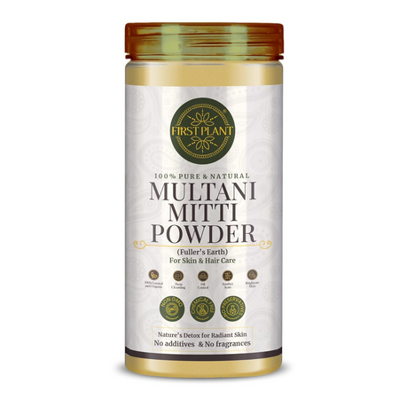 First Plant Multani Mitti Powder For Face Pack & Glowing Skin