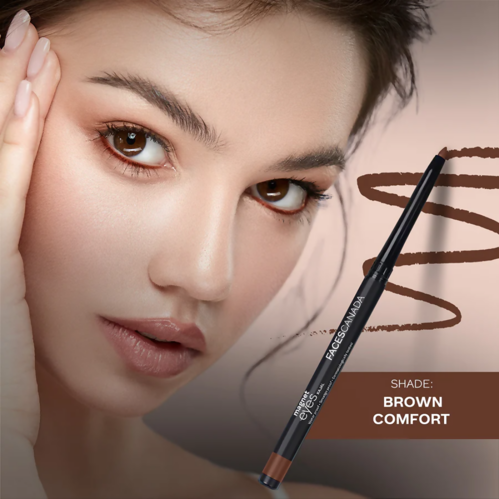 Faces Canada Magneteyes Color Kajal - Brown Comfort 03 - Distacart