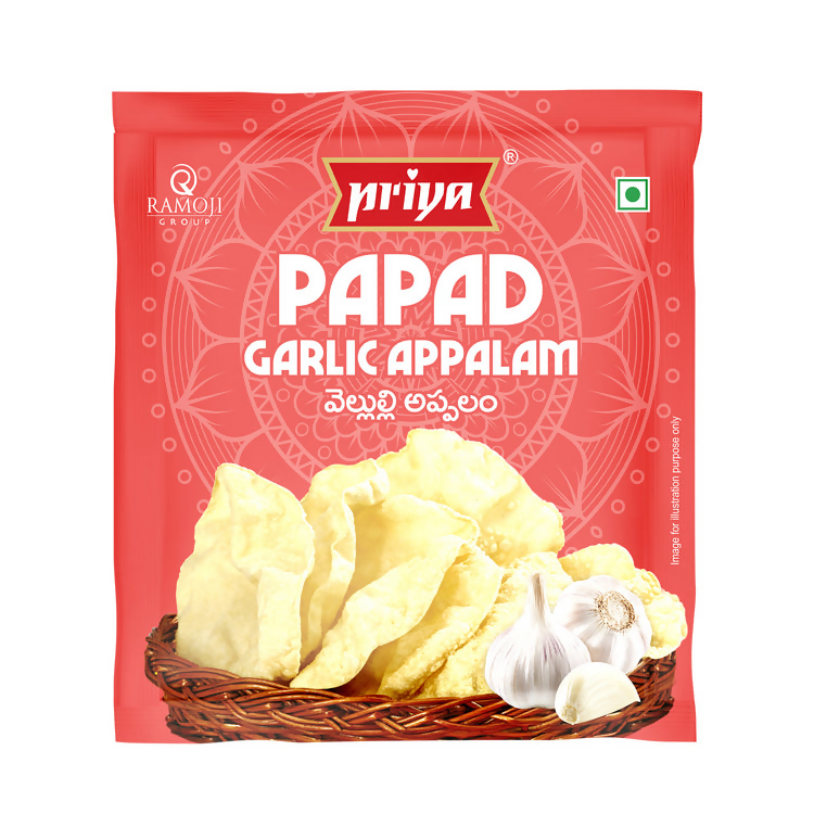 Priya Papad Garlic Appalam - Distacart