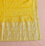 Miravan Womens Muslin Yellow Kurta And Palazzo With Dupatta Set - Distacart