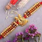 Krishna Designer Rakhi and Cashew Jar - Distacart