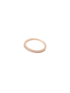 NVR Women's Gold-Polished Stylish Ring With Ad Stones