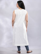BohoJazz Indo-Western Longline Top with Wooden Buttons - Distacart