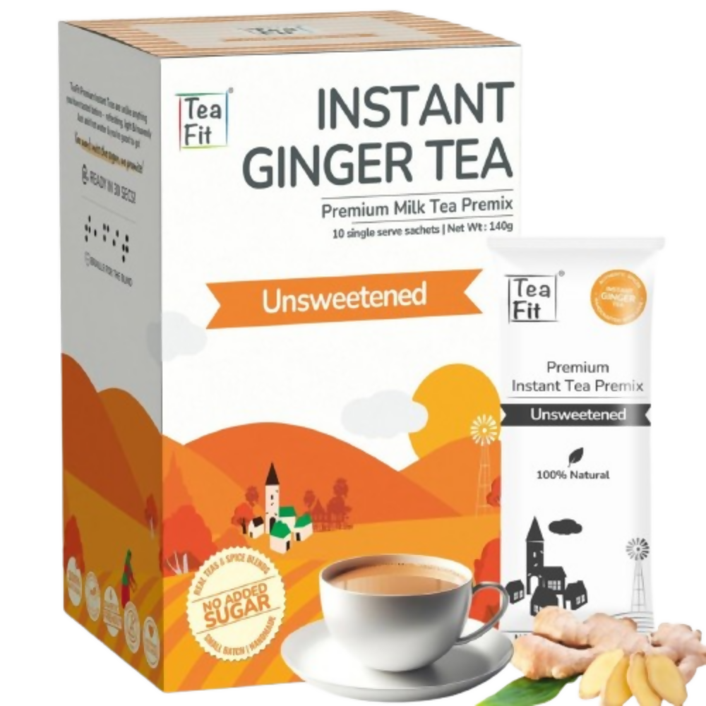 TeaFit No Sugar Instant Ginger Tea Premix - Distacart