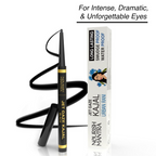 Nourish Mantra Jet Gaze Kajal Urban Rani - Black with Almond Oil & Vitamin E