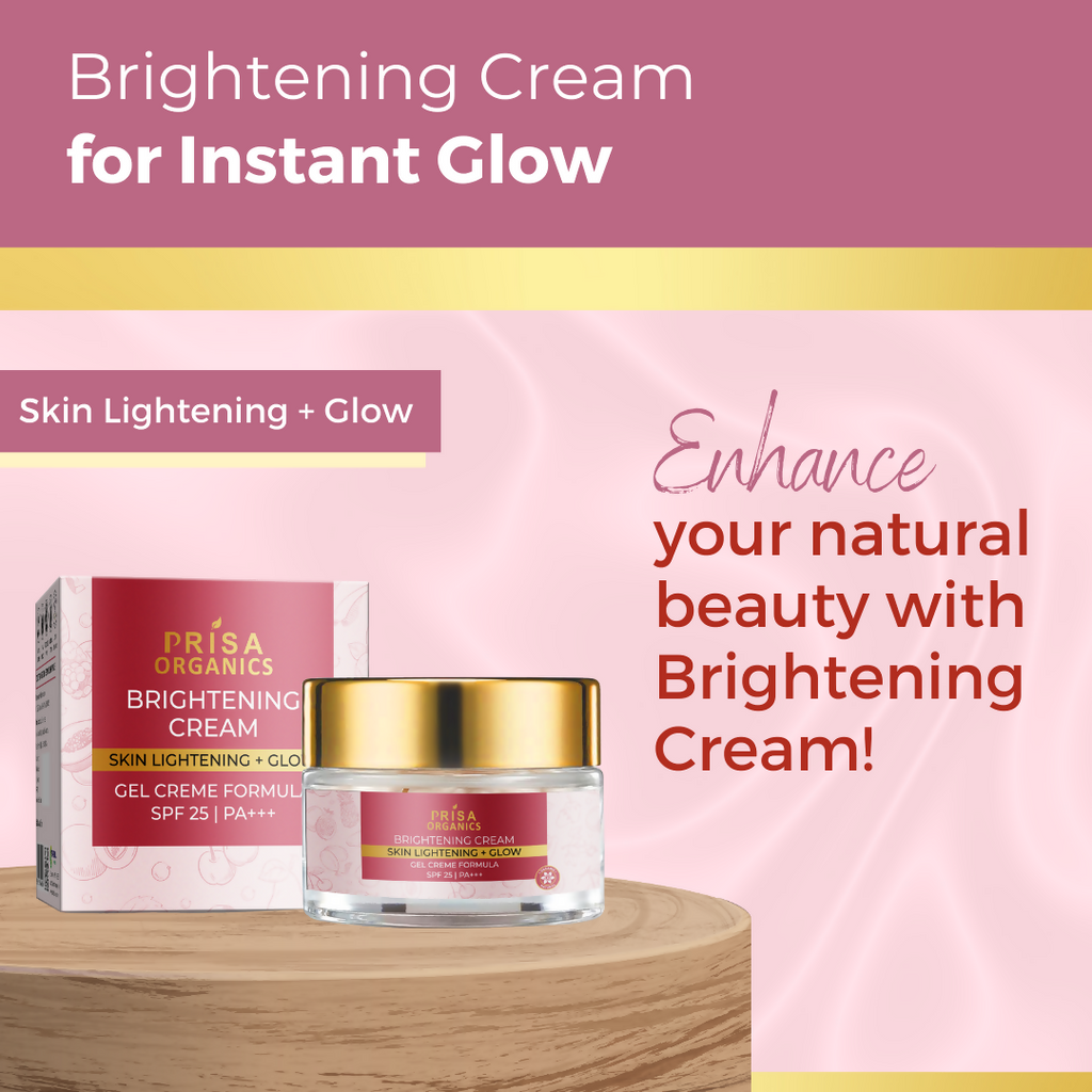 Prisa Organics Brightening Cream - Distacart