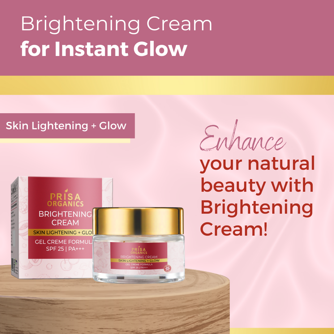 Prisa Organics Brightening Cream - Distacart