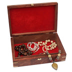 Nizalia Carved Motif Of Flora Handmade Jewellery Box