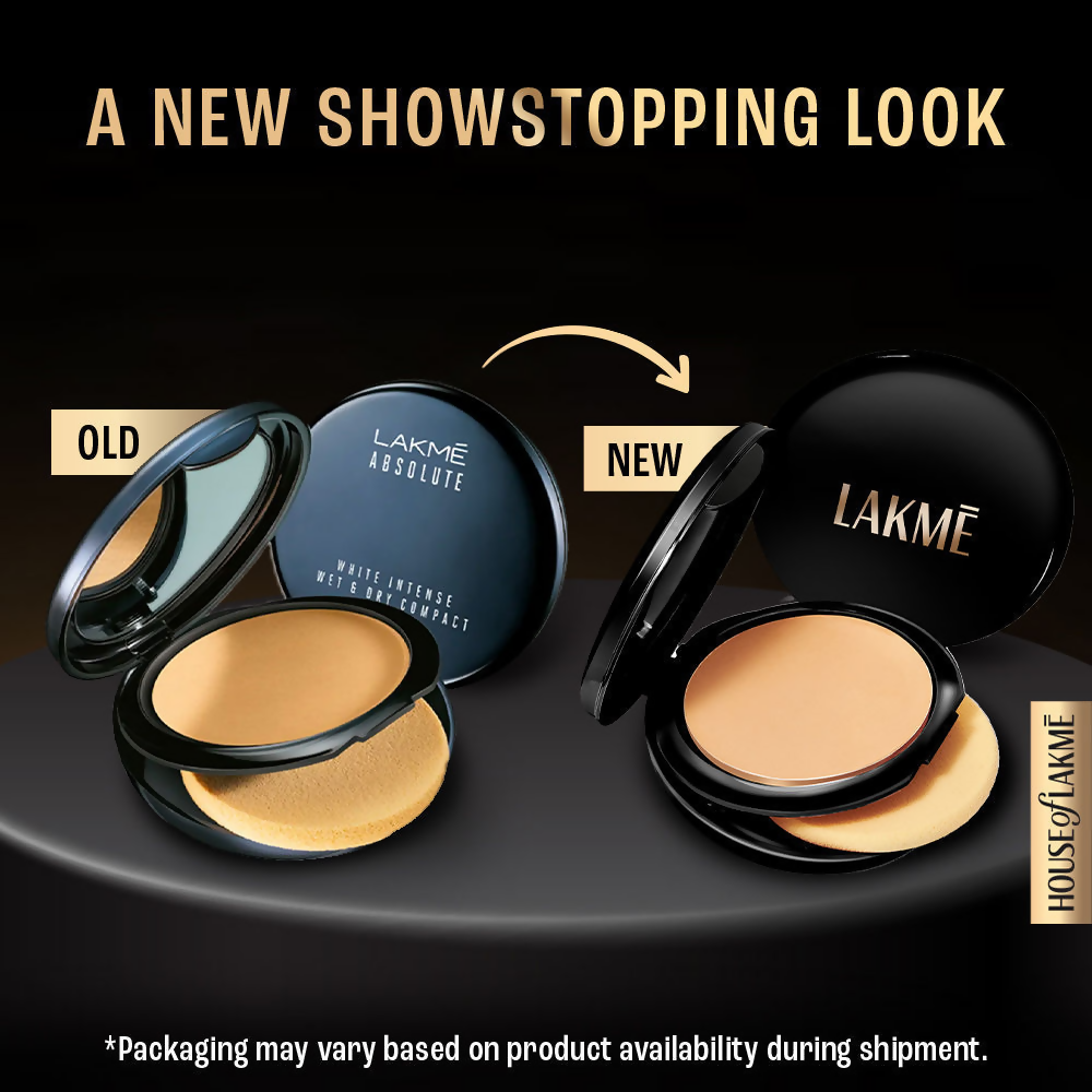 Lakme Xtraordin-Airy Compact, 2 In 1 Compact + Foundation, Lightweight, SPF17 - 01 Classic Ivory