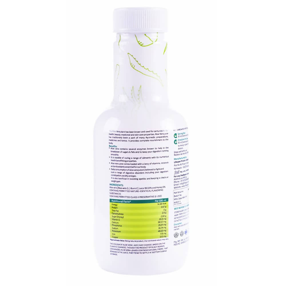 LifeSpan Aloe Vera Juice With Honey - Distacart