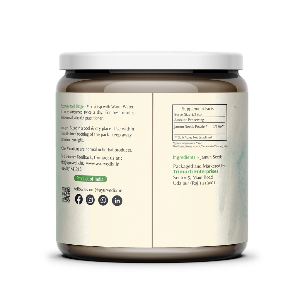 Ayurvedix Jamun Seeds Powder