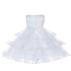 Asmaani Baby Girl's white Colour Satin A-Line Maxi Full Length Dress (AS-DRESS-22115)