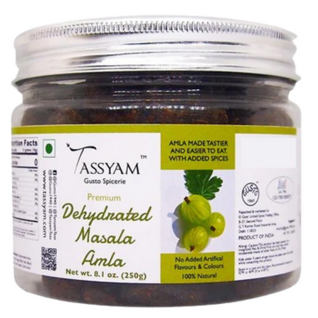Tassyam Organics Dehydrated Masala Amla Slices