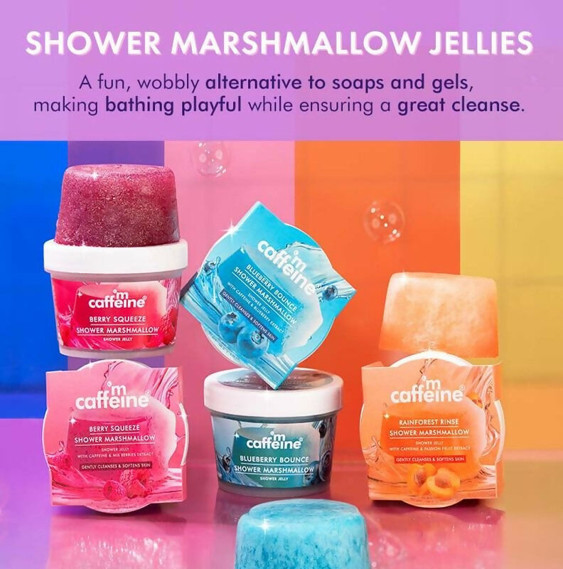 MCaffeine Blueberry Bounce Shower Marshmallow Shower Jelly Soap
