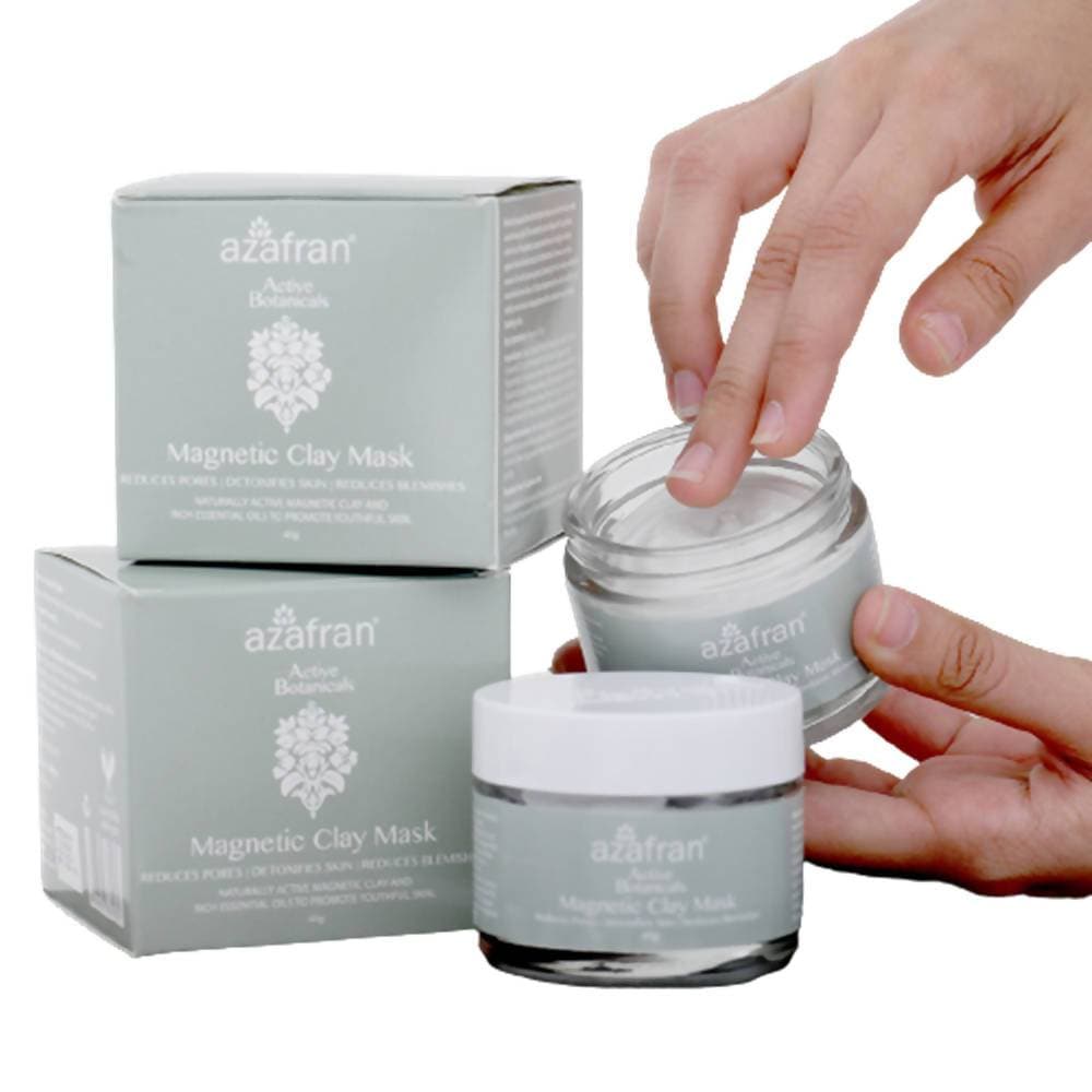 Azafran Active Botanicals Magnetic Clay Mask (Clay Soap Combo)