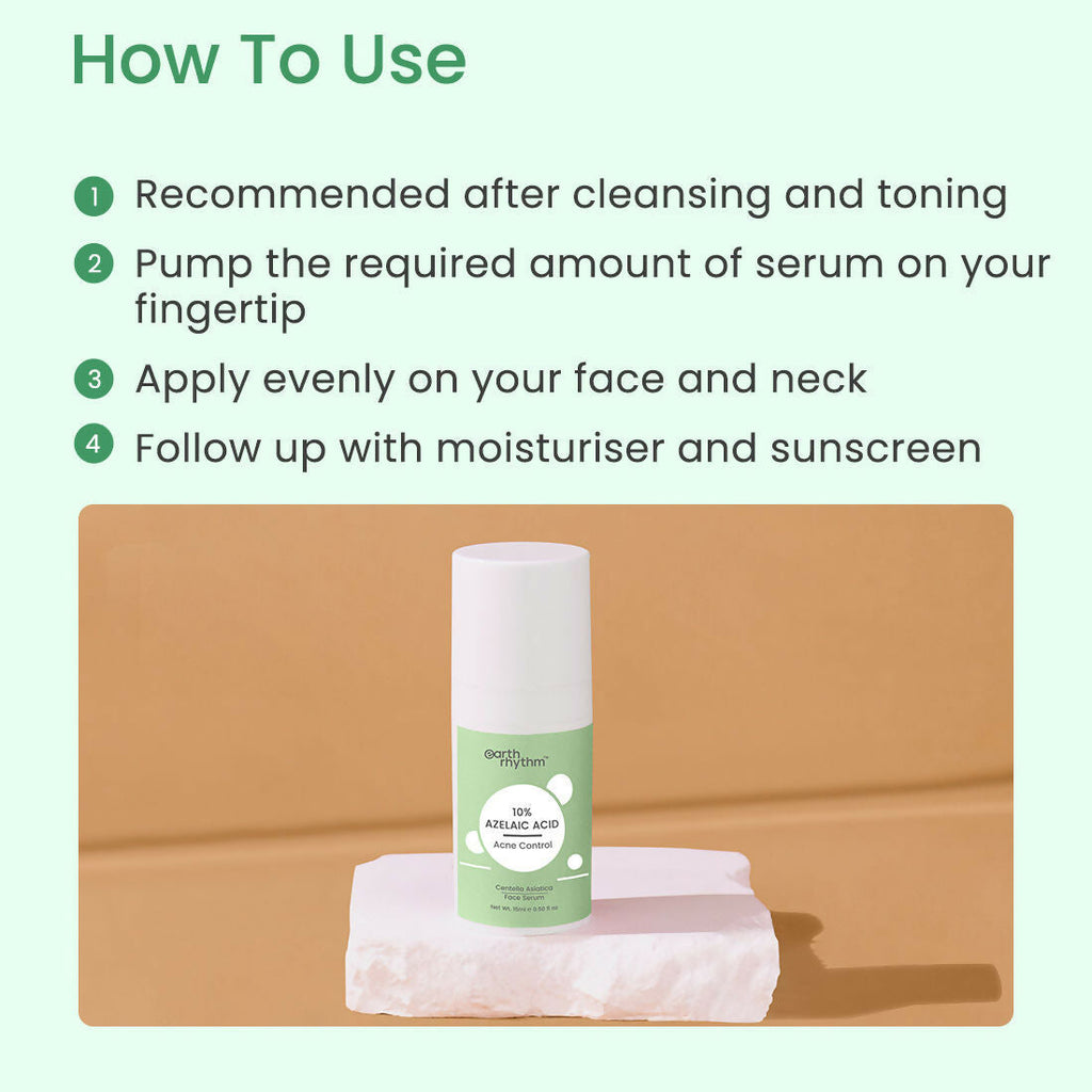 Earth Rhythm 10% Azelaic Acid Acne Control Face Serum