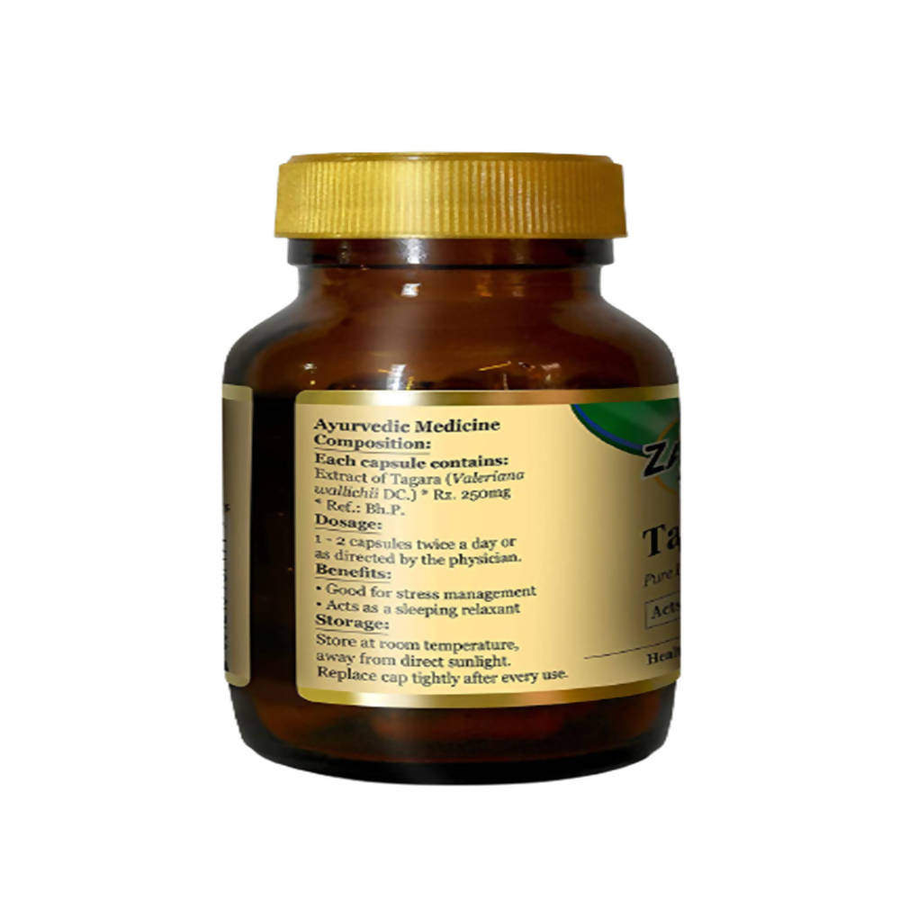 Zandu Tagara Pure Herbs Capsules - Distacart