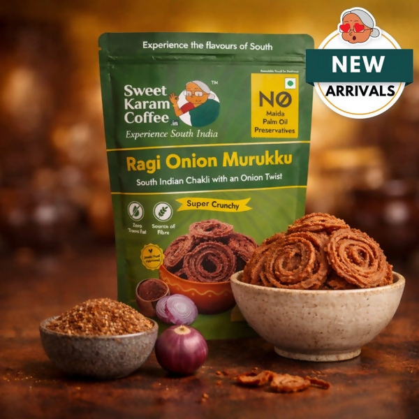 Sweet Karam Coffee Ragi Onion Murukku - Distacart