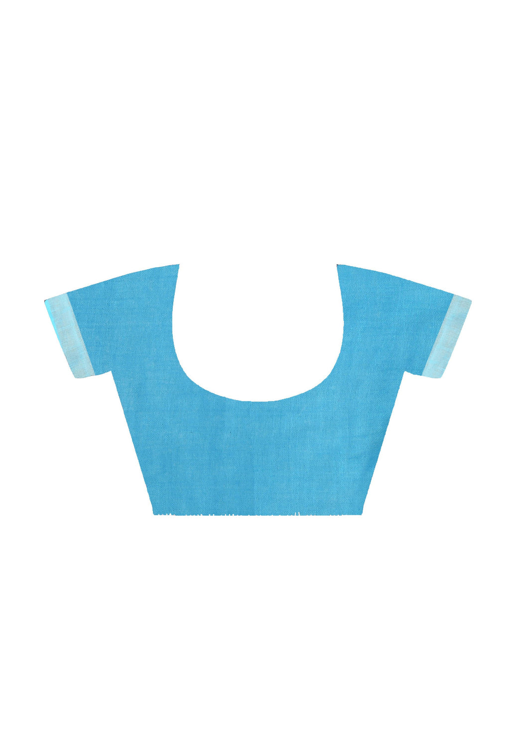 Mominos Fashion Moeza Sky Blue Bhagalpuri Handloom Silk Linen Saree with unstitched Blouse piece - Distacart