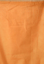 Mominos Fashion Moeza Orange Bhagalpuri Handloom Silk Linen Saree with unstitched Blouse piece - Distacart