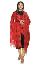 Mominos Fashion Red Window Dupatta
