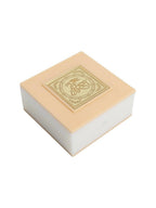 Golden Peacock White 24 CT Gold Polished Ram Darbar Prayer Box