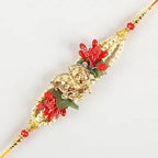 Krishna Charming Rakhi & Kaju Rolls Box