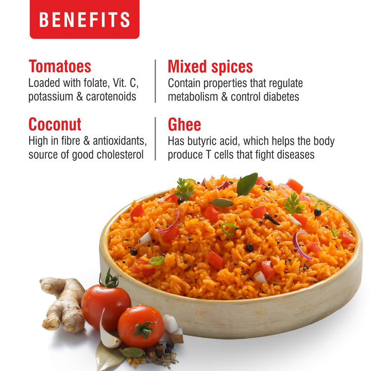 Priya Ready To Eat Tomato Rice - Distacart