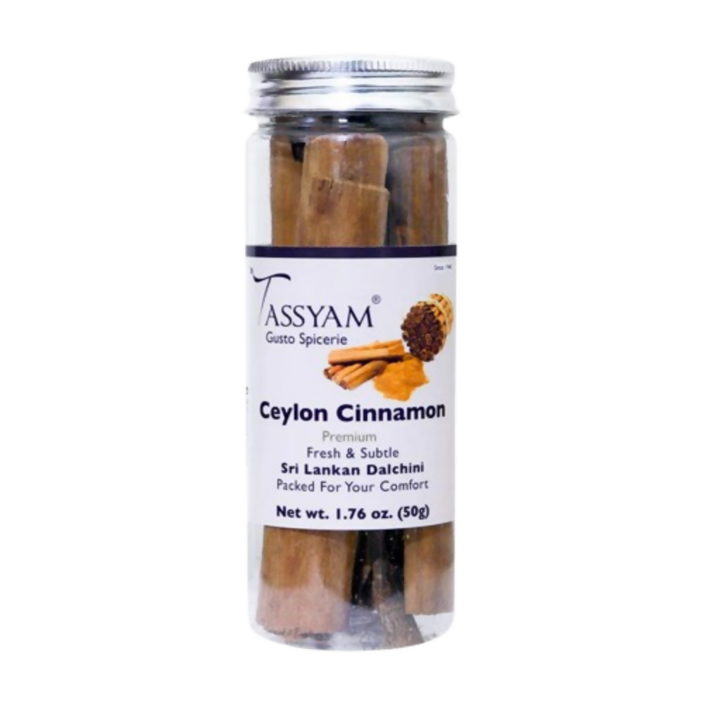 Tassyam Organics Premium Ceylon Cinnamon Sticks - Distacart