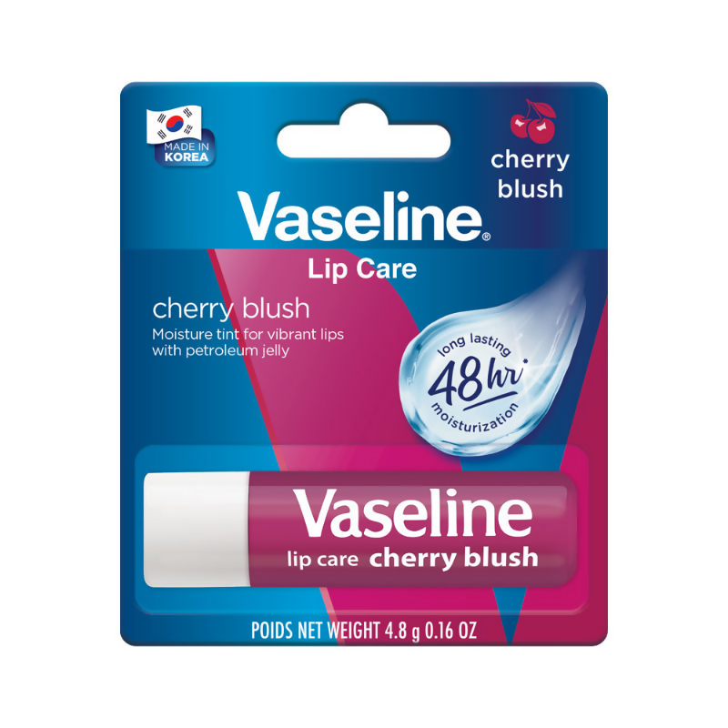 Vaseline Lip Care Lip Balm Stick - Cherry Blush - Distacart