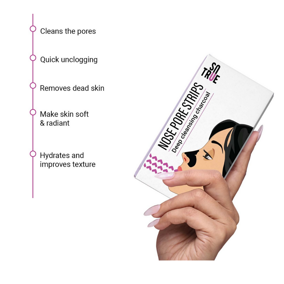 Sotrue Charcoal Nose Pore Deep Cleansing Strips - Distacart