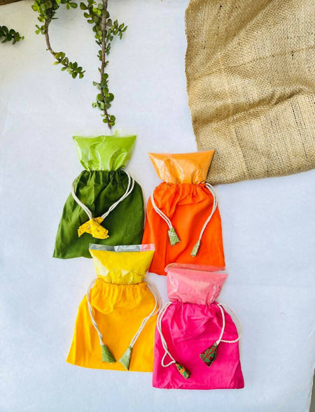 Shuddh Natural Ubtan Based Gulal for Holi - Natural | Multicolour