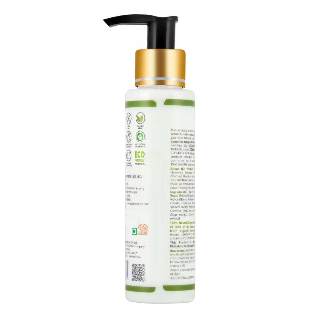 Plantas Purifying & Acne Control Organic Cleansing Milk