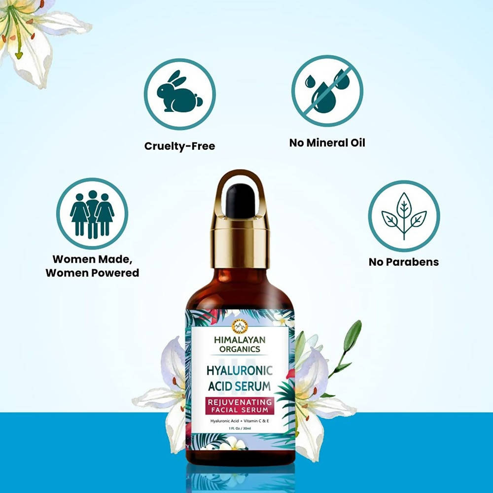 Himalayan Organics Hyaluronic Acid Serum Professional Facial Serum