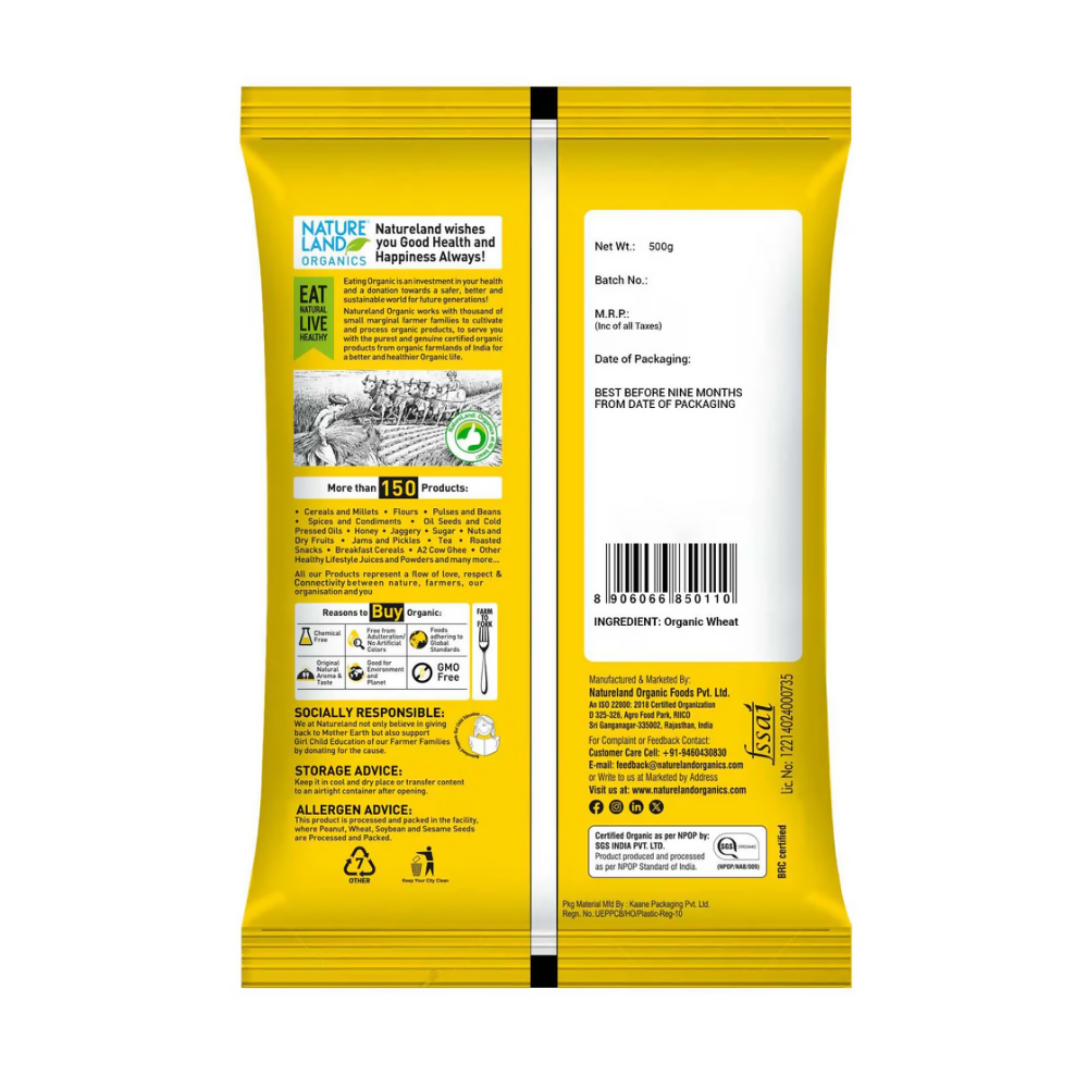 Nature Land Organics Wheat Dalia