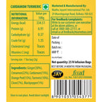 Teame Cardamom Turmeric Detox Infusion Bags - Distacart