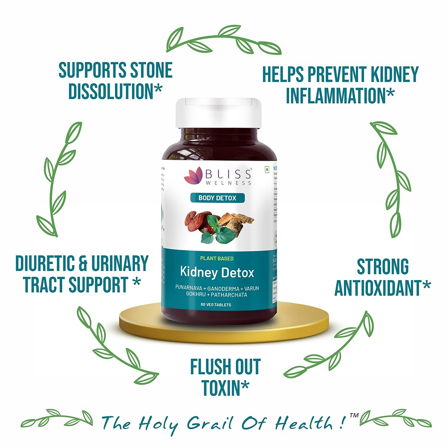 Bliss Welness Kidney Detox Tablets - Distacart