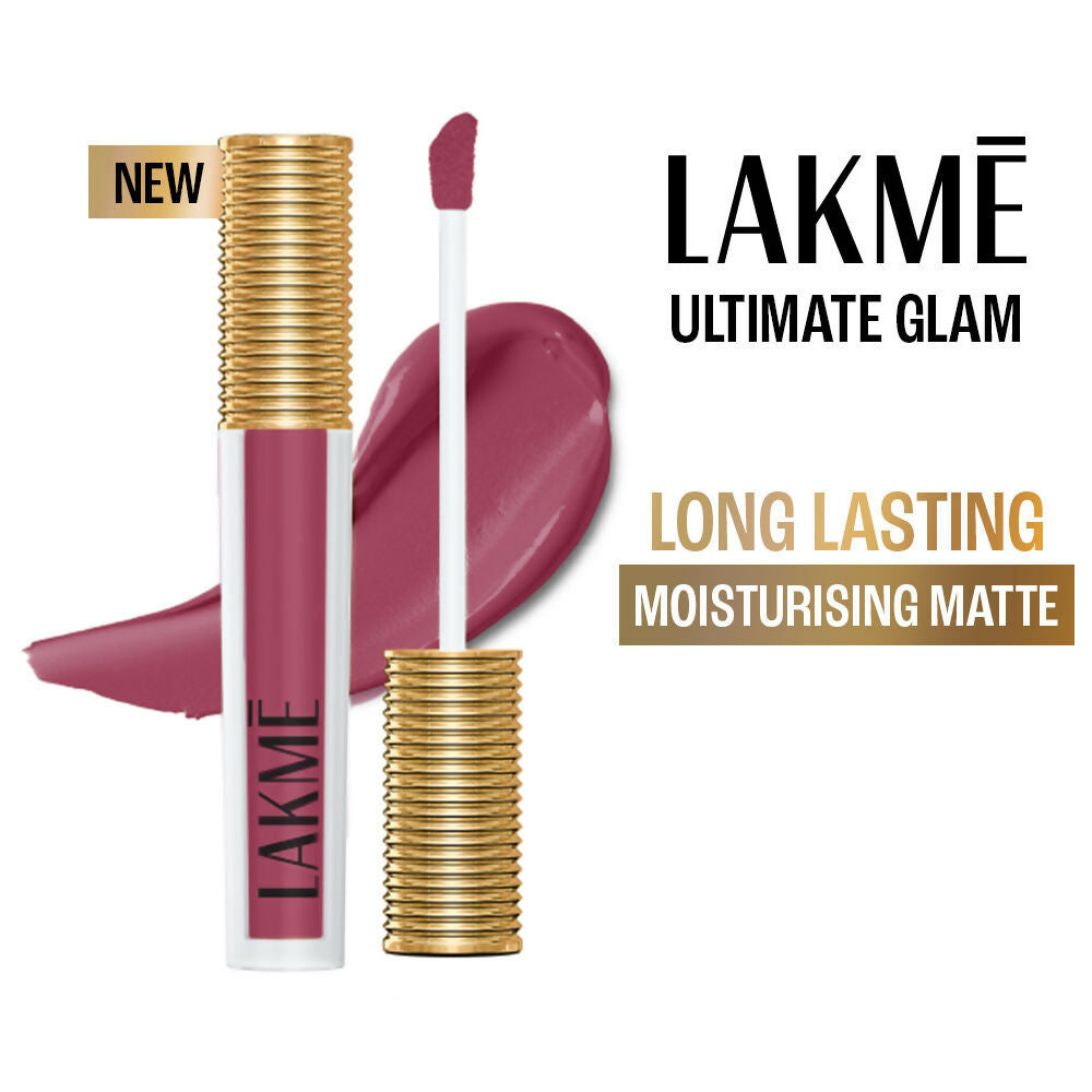 Lakme Ultimate Glam Matte Liquid Lipstick - Nude Hue