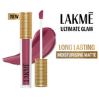 Lakme Ultimate Glam Matte Liquid Lipstick - Nude Hue