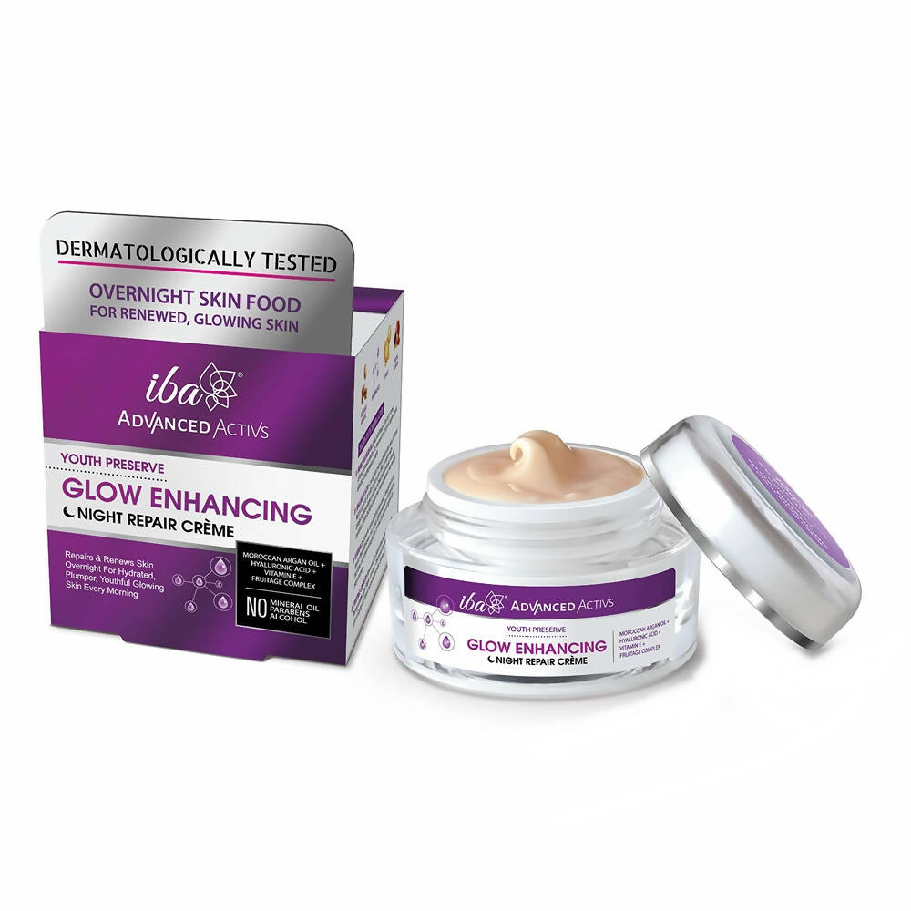 Iba Advanced Activs Youth Preserve Glow Enhancing Night Repair Cr?me