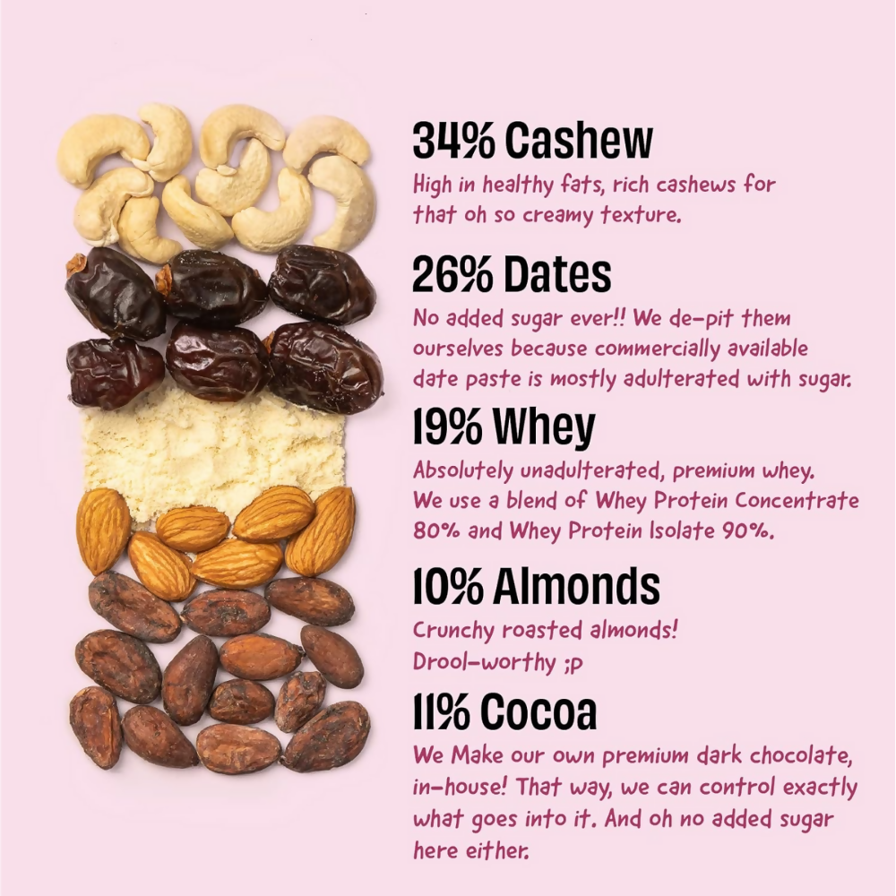 The Whole Truth High Protein Double Cocoa Protein Bar - Distacart