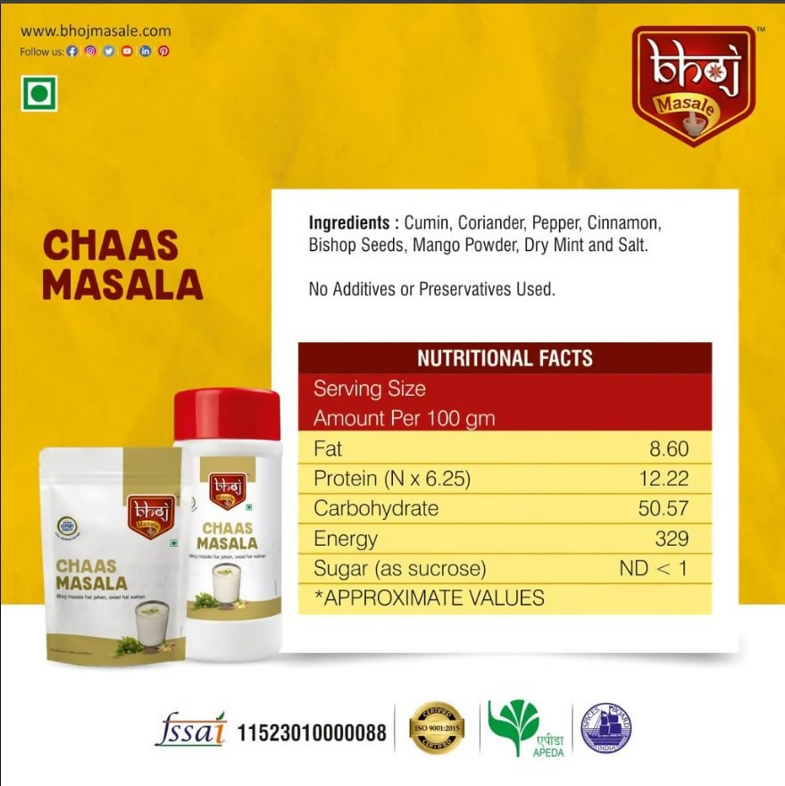 Bhoj Masale Chaas Masala - Distacart