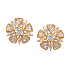 Round Kundan Studs (Gold) - Ruby Raang - Distacart