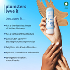 Plum Rice Water & 3% Niacinamide Sheer-Tinted Sunscreen With SPF 50 PA++++ For Oily To Normal Skin