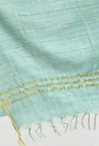 Mominos Fashion Moeza Women's Cotton Zari Box Pista Green Dupatta - Distacart
