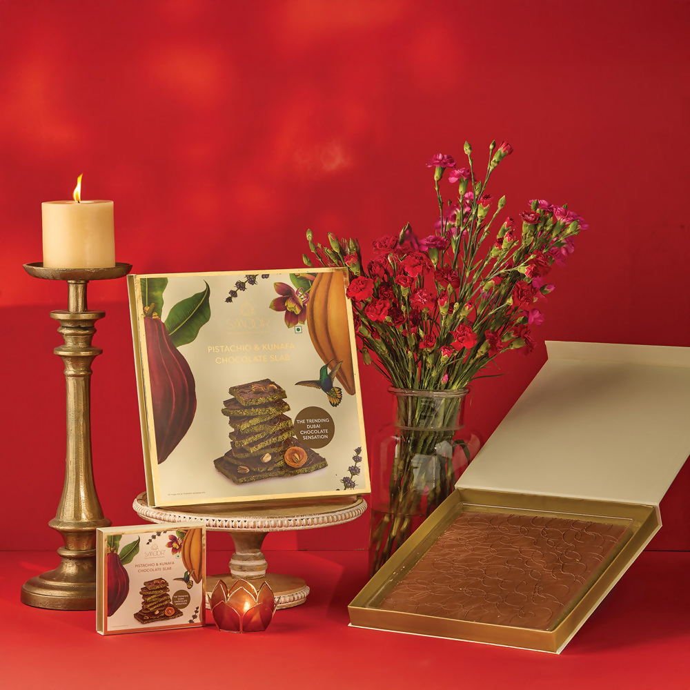 Smoor Pistachio & Kunafa Barks Slabs Chocolates - Distacart