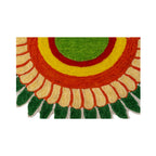Kundan HandiKrafts Flower Mat Semi Design 1