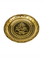 Spillbox Gold-Toned Brass Ganesha Thali Pooja Essential