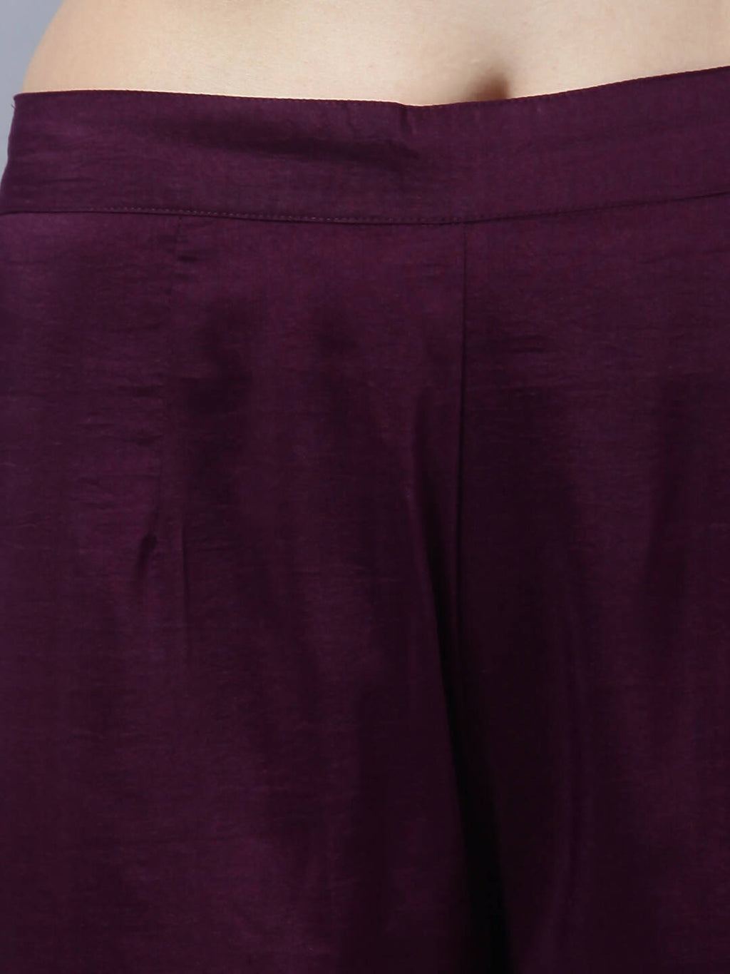 Myshka Stylish Maroon 3/4 Sleeve Women's Kurta Pant with Dupatta Set - Distacart