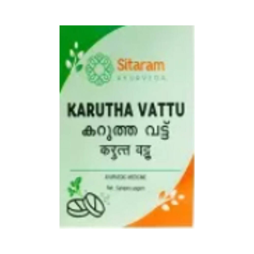 Sitaram Ayurveda Karutha Vattu Gulika Tablets - Distacart
